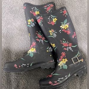 Target Floral Rain Boots